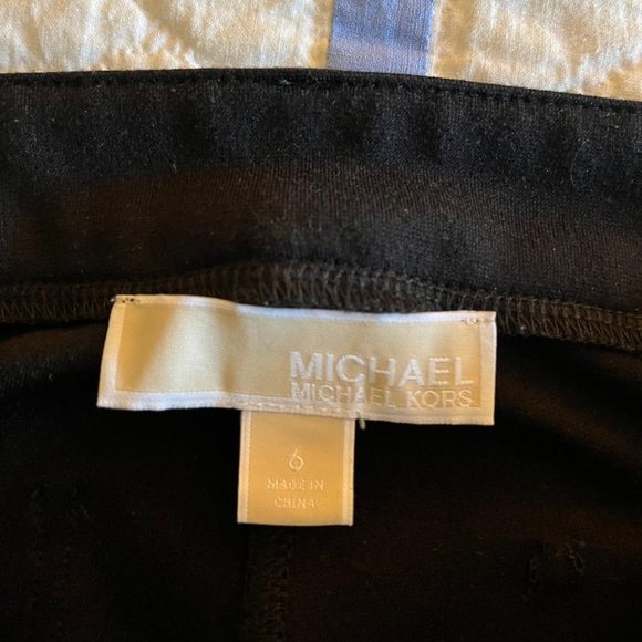 Michael Kors Vegan Leather Front Pants Size 6 - Picture 7 of 8